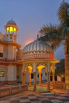Images Dated 4th June 2013: Laxmi Vilas Palace Hotel, Bharatpur, Rajasthan, India, Asia