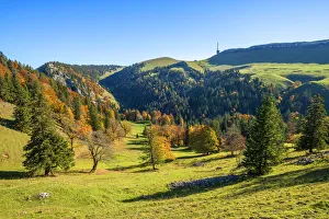 Le Chasseral, highest mountain of the Bernese Jura, Bern, Switzerland