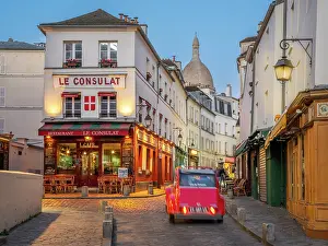 Paris Prints: Le Consulat Cafe, Montmartre, Paris, France