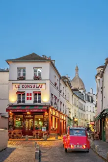Paris Prints: Le Consulat Cafe, Montmartre, Paris, France