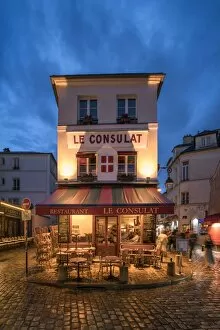 Images Dated 19th May 2017: Le Consulat Restaurant, Montmartre, Paris, France
