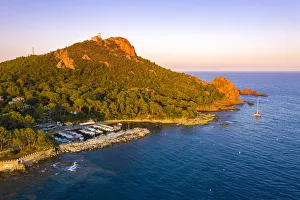 Historical Landmark Prints: Le Dramont Cape, Saint Raphael, Var, Provence-Alpes-Ca'te d Azur, France