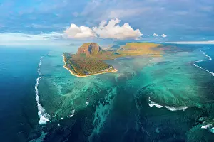 West Coast Prints: Le Morne Brabant Peninsula, Black River (Riviere Noire), West Coast, Mauritius
