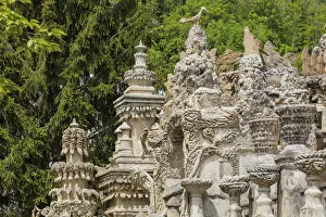 Images Dated 21st December 2016: Le Palais ideal, Ideal Palace by Ferdinand Cheval, Hauterives, Drome department, France