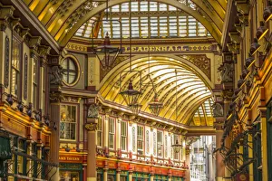 Leadenhall Market, City of London, London, England, UK