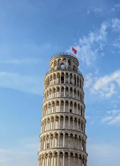 Leaning Prints: Leaning Tower, Piazza dei Miracoli, Pisa, Tuscany, Italy