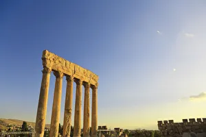 Roman Ruins Prints: Lebanon, Baalbek, Temple of Jupiter