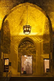 Lebanon Collection: Lebanon, Beirut. The entrance to the Mansour Assaf Mosque