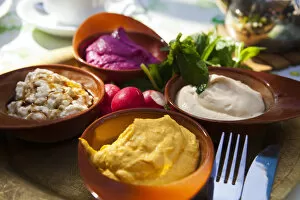Images Dated 15th May 2012: Lebanon, Beirut. A plate of Mezze