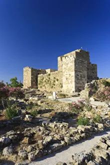 Lebanon, Byblos, archaeological site, Crusader Castle