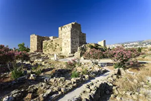 Lebanon, Byblos, archaeological site, Crusader Castle