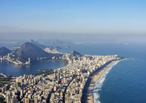 Leblon and Ipanema Neighbourhoods seen from the Dois Irmaos Mountain, Rio de Janeiro
