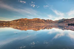 Grigna Prints: Lecco mountains reflected into the Annone lake, Brianza, Lecco province, Lombardy, Italy