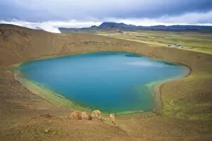 Images Dated 16th February 2009: Leirhnjukur Crater, Krafla Volcano Caldera, Iceland