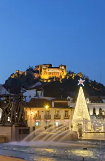 Images Dated 10th January 2018: Leiria castle dating back to the 12th century. Portugal