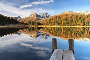 Mount Prints: Lej da Staz (Lake of Staz). Celerina/Schlarigna