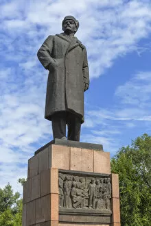 Ivan Vdovin Gallery: Lenin monument, 1987, Minusinsk, Krasnoyarsk Krai, Russia