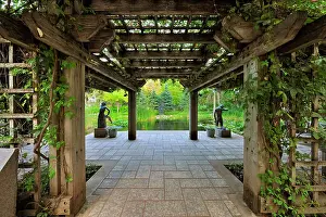 Assiniboine Park Prints: Leo Mol Gardens. Bronze sculptures by internationally recognized sculptor Leo Mol