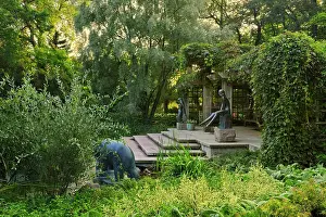 Assiniboine Park Prints: Leo Mol Gardens. Bronze sculptures by internationally recognized sculptor Leo Mol