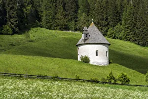 Tyrolean Prints: Lerschach chapel in Dobbiaco - Toblach, Alto Adige - South Tyrol, Italy