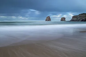 Les deux Jumeaux, Hendaye beach, Hendaye, Pyrenees-Atlantiques, Nouvelle Aquitaine, France
