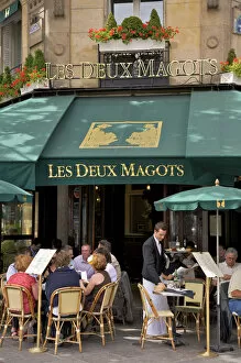 Images Dated 10th October 2008: Les Deux Magots Restaurant, Paris, France