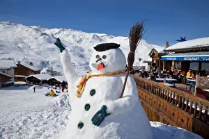 French Alps Gallery: Les Menuires ski resort (1800m) in the Three Valleys, Les Trois Vallees, Savoie, French