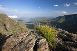Border Prints: Lesotho, Sani Pass. The border with South Africa in the Drakensberg Mountain range