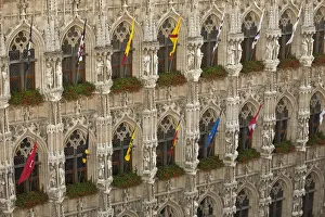 Council House Prints: Leuven, Belgium. Detail from Leuvens mid-15th century town hall