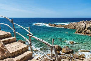 Mediterranean Prints: Li Cossi Beach, Costa Paradiso, Olbia Tempio province, sardinia, italy