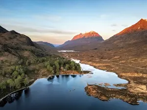 Liathach and Loch Clair, Torridon, Highland Region, Scotland, February 2025