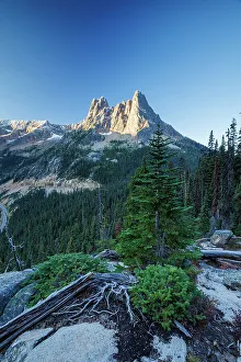 Tourist Site Prints: Liberty Bell Mountain, Washington Pass, North Cascades National Park, Washington, USA