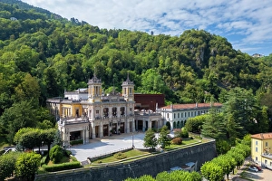 Casino Prints: liberty building of the Casino of San Pellegrino Terme
