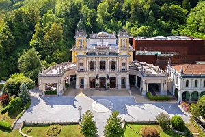 Casino Prints: liberty building of the Casino of San Pellegrino Terme