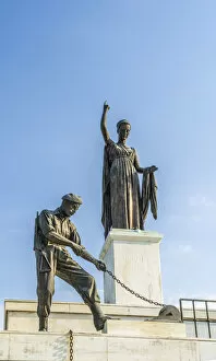 The Liberty Monument or Eleftheria Monument, Nicosia, Cyprus