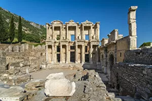 Images Dated 4th August 2015: Library of Celsus, Ephesus, Izmir, Turkey