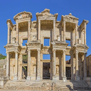 Library of Celsus, Ruins of ancient Ephesus, Selcuk, Izmir Province, Turkey