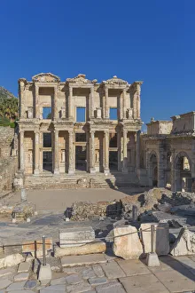Library of Celsus, Ruins of ancient Ephesus, Selcuk, Izmir Province, Turkey