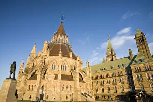 Images Dated 19th March 2008: Library of Parliament, Parliament Hill, Ottawa, Canada