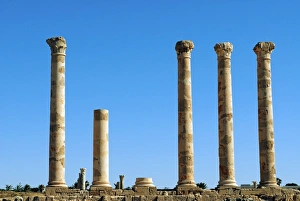 Pillars Prints: Libya, Sabratha. Columns