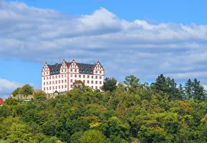 Odenwald Prints: Lichtenberg castle, Lichtenberg, Fischbachtal, Odenwald, Hesse, Germany