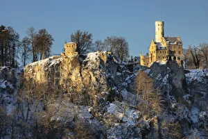 Schloss Lichtenstein Prints: Lichtenstein Castle, Swabian Jura, Baden-Wurttemberg, Germany