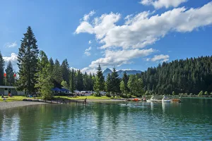 Osterrreichisch Prints: Lido at Haldensee, Tyrol, Austria
