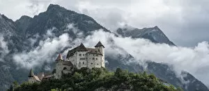 Images Dated 5th November 2019: Liechtenstein, Balzers, Gutenberg Castle