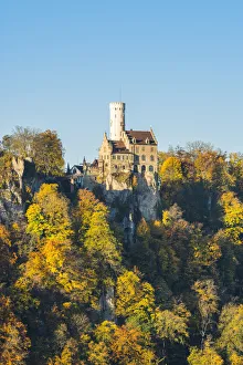 Liechtenstein Castle, (WAorttemberg), Reutlingen, Baden-WAorttemberg, Germany