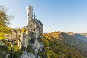 Images Dated 14th October 2017: Liechtenstein Castle, (Wurttemberg), Reutlingen, Baden-Wurttemberg, Germany