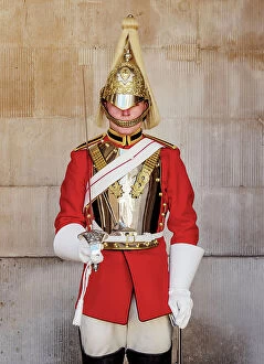 Images Dated 28th November 2022: Life Guard dismounted at Horse Guards, London, England, United Kingdom