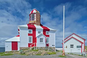 Images Dated 28th March 2023: Lighthouse on Bonavista Peninsula. Atlantic Ocean. Cape Bonavista, Newfoundland & Labrador, Canada