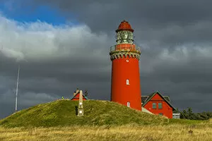 Active Gallery: Lighthouse of Bovbjerg Lighthouse. Lemvig, Central Jutland, Denmark