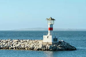 Images Dated 13th September 2022: Lighthouse at Caleta Higuerillas, Concon, Valparaiso Province, Valparaiso Region, Chile